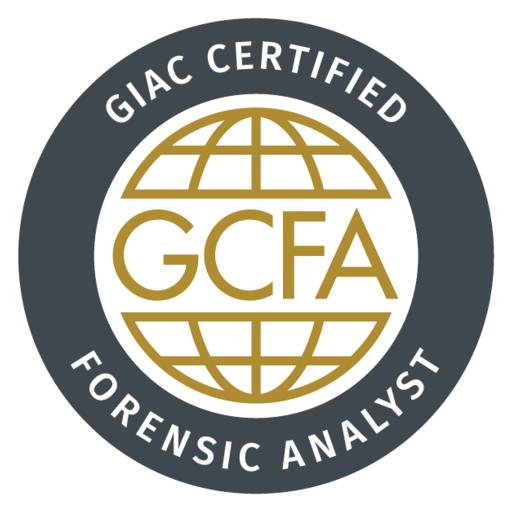 GCFA — GIAC Certified Forensic Analyst