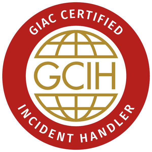 GCIH — GIAC Certified Incident Handler